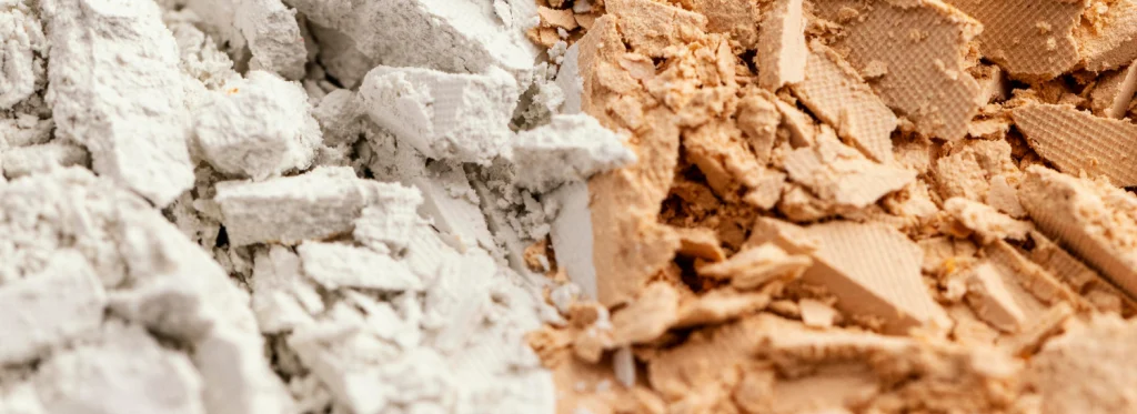 Comparação entre cal dolomítica e cálcica, com destaque para suas composições e aplicações industriais.